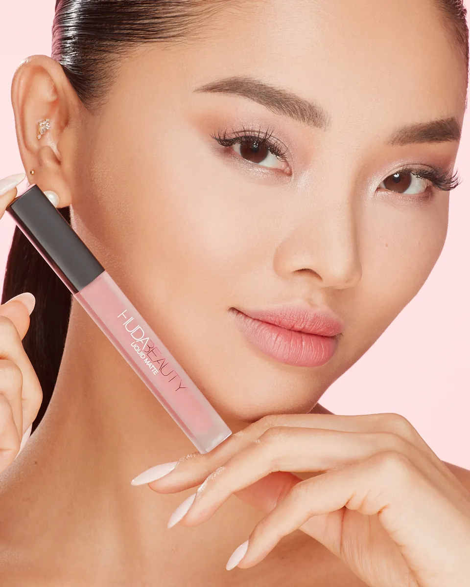Huda Beauty Cherry Blossom beauty photography by Aleksandar Pasaric