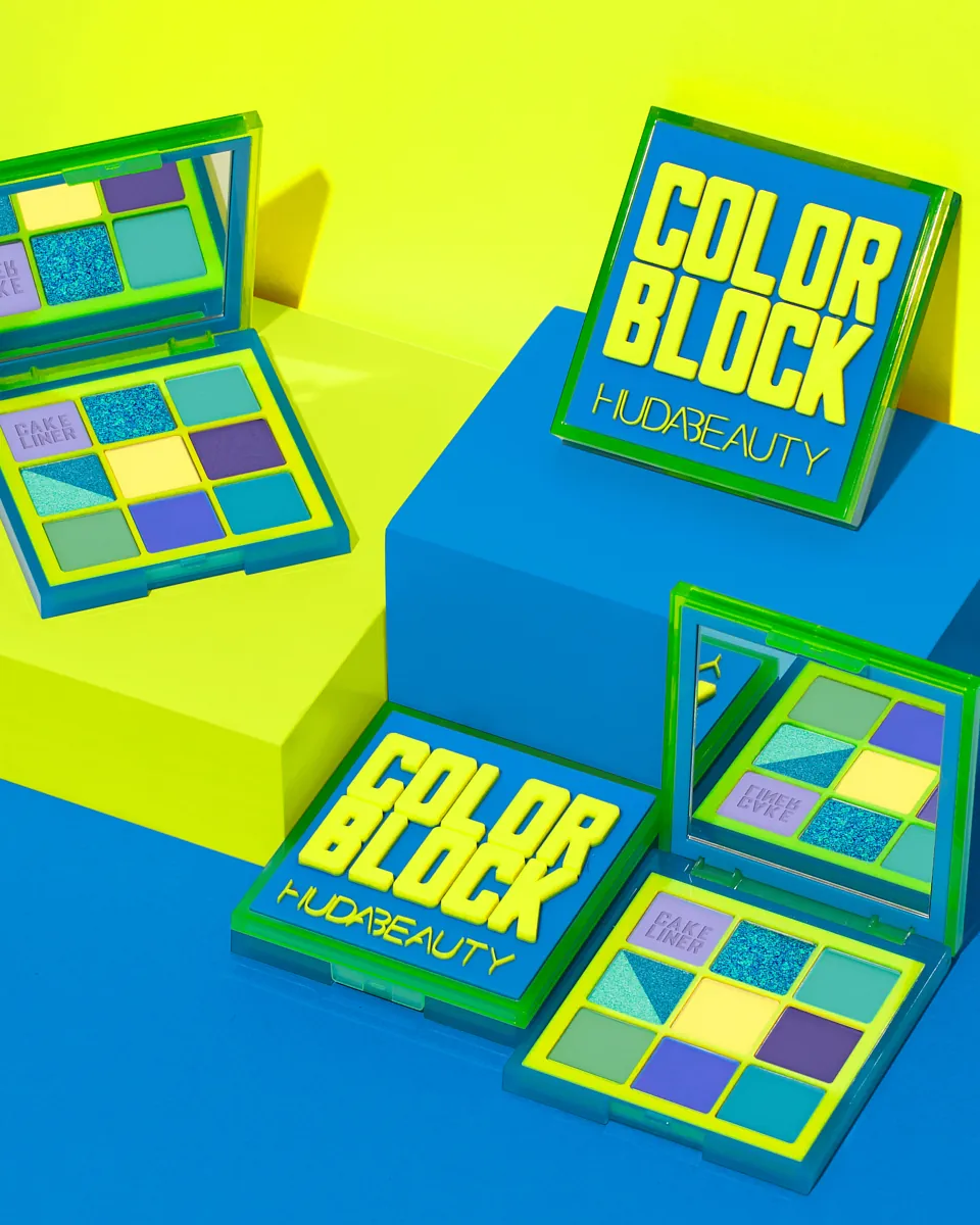 Huda Beauty Color Block product photography by Aleksandar Pasaric