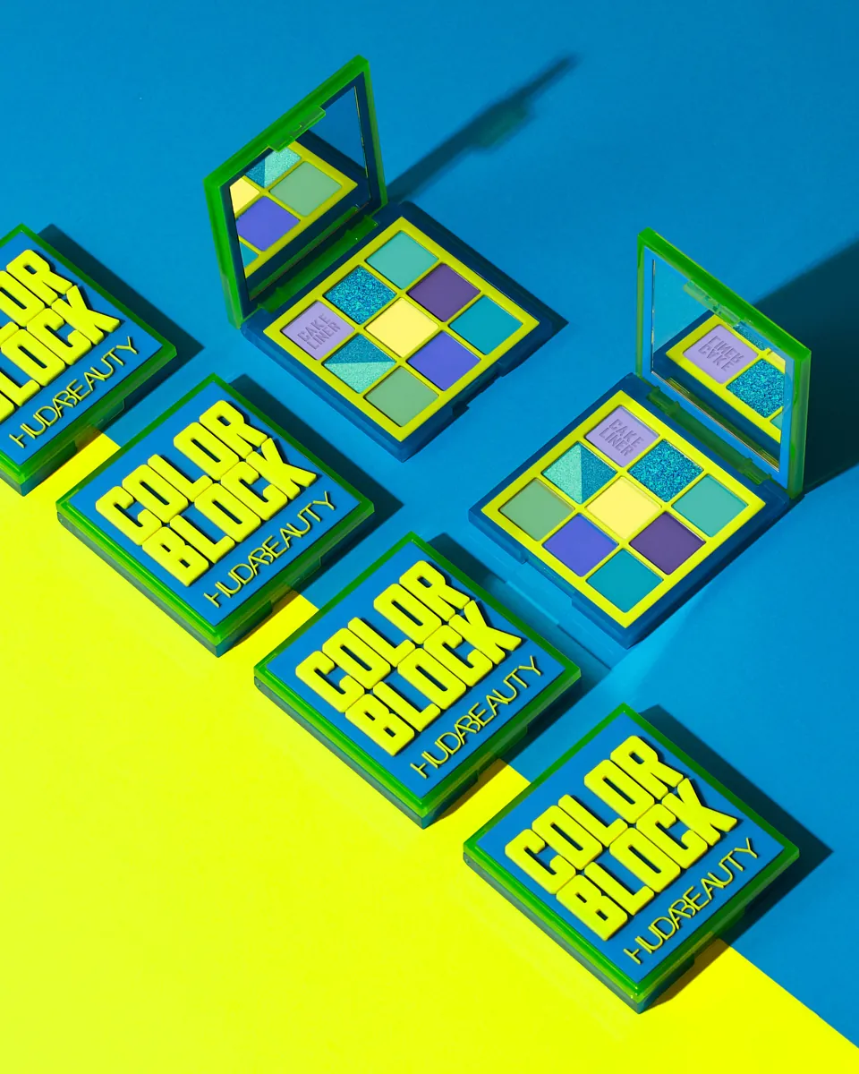 Huda Beauty Color Block product photography by Aleksandar Pasaric