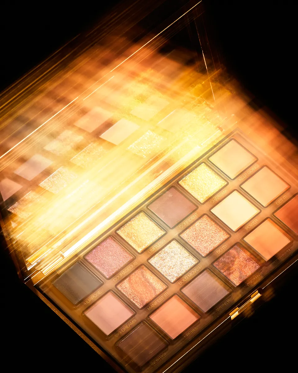 Huda Beauty Empowered product photography by Aleksandar Pasaric