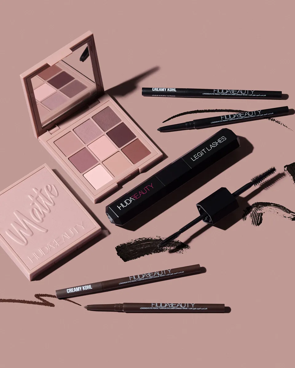 Huda Beauty Matte Obsessions product photography by Aleksandar Pasaric