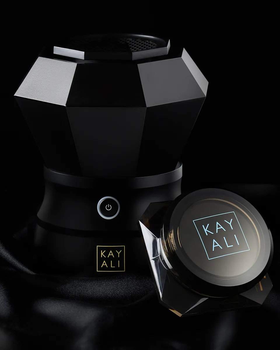 Kayali Oud Burner product photography by Aleksandar Pasaric